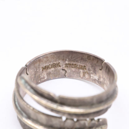 MKIRK Sterling Silver Feather Ring ONE SIZE Size ONE SIZE
