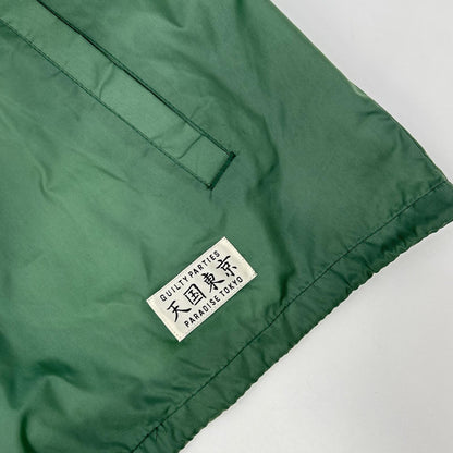 WACKO MARIA 23FW Back Logo Print Nylon Jacket Green Size L