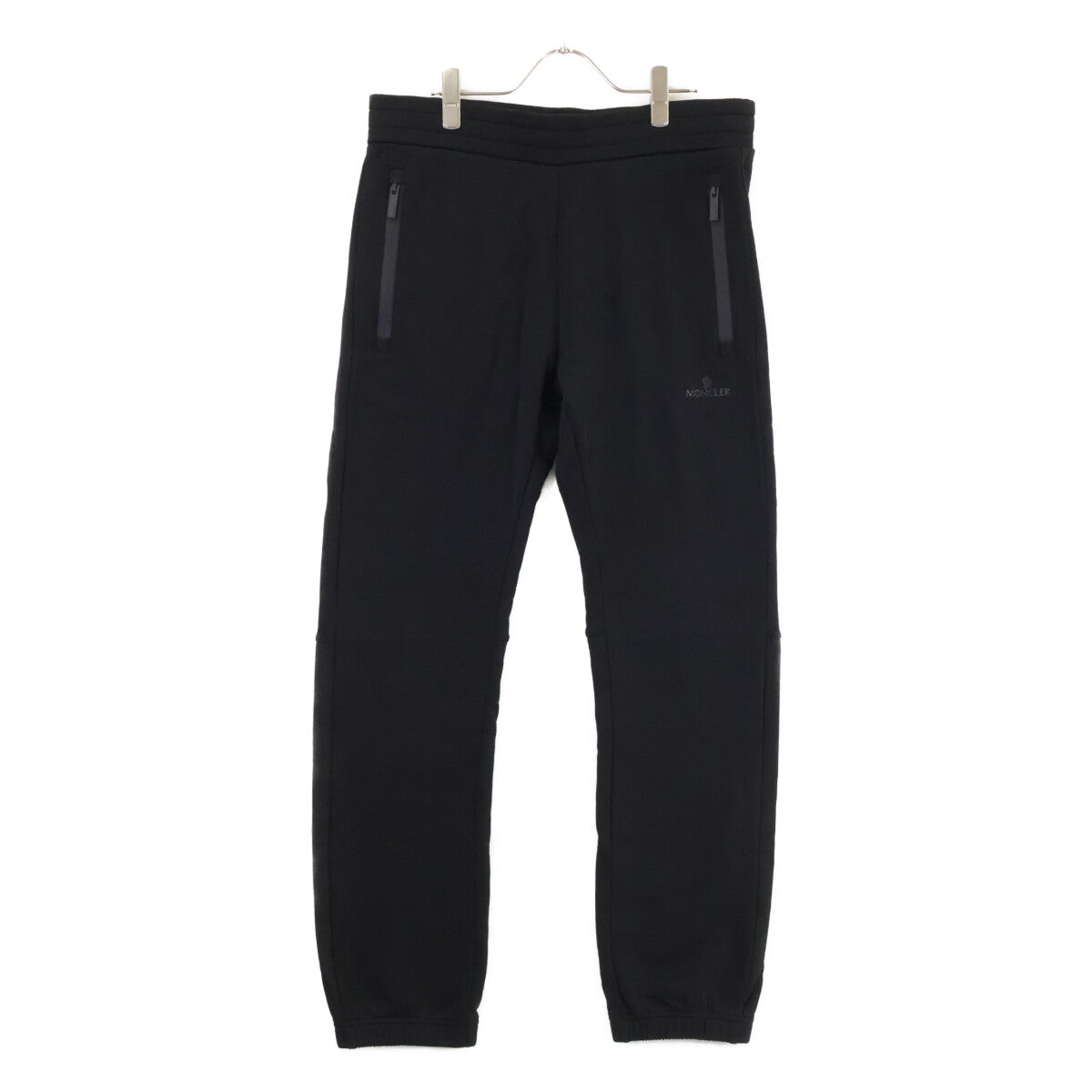 MONCLER Rubber Logo Sweatpants Black Size M