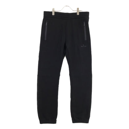MONCLER Rubber Logo Sweatpants Black Size M