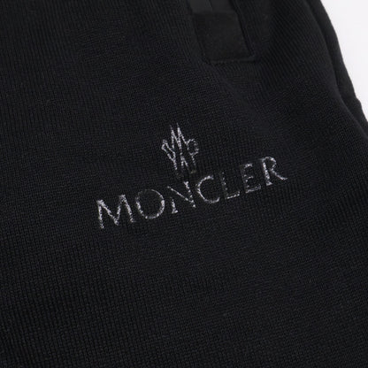 MONCLER Rubber Logo Sweatpants Black Size M