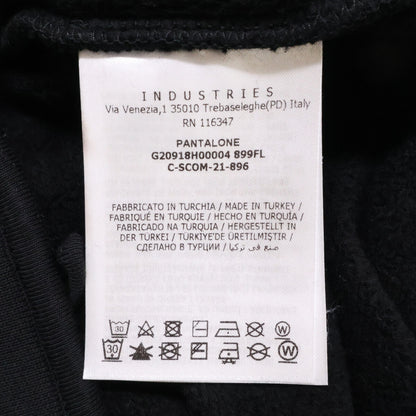 MONCLER Rubber Logo Sweatpants Black Size M