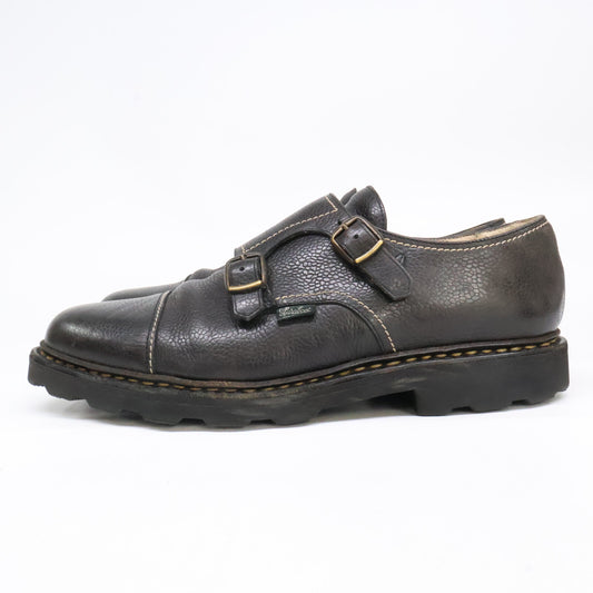 Paraboot William Marche II Double Monk Boots Black Size 7