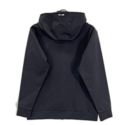 ZERO HALLIBURTON Elegant Nylon Hoodie Black Size M