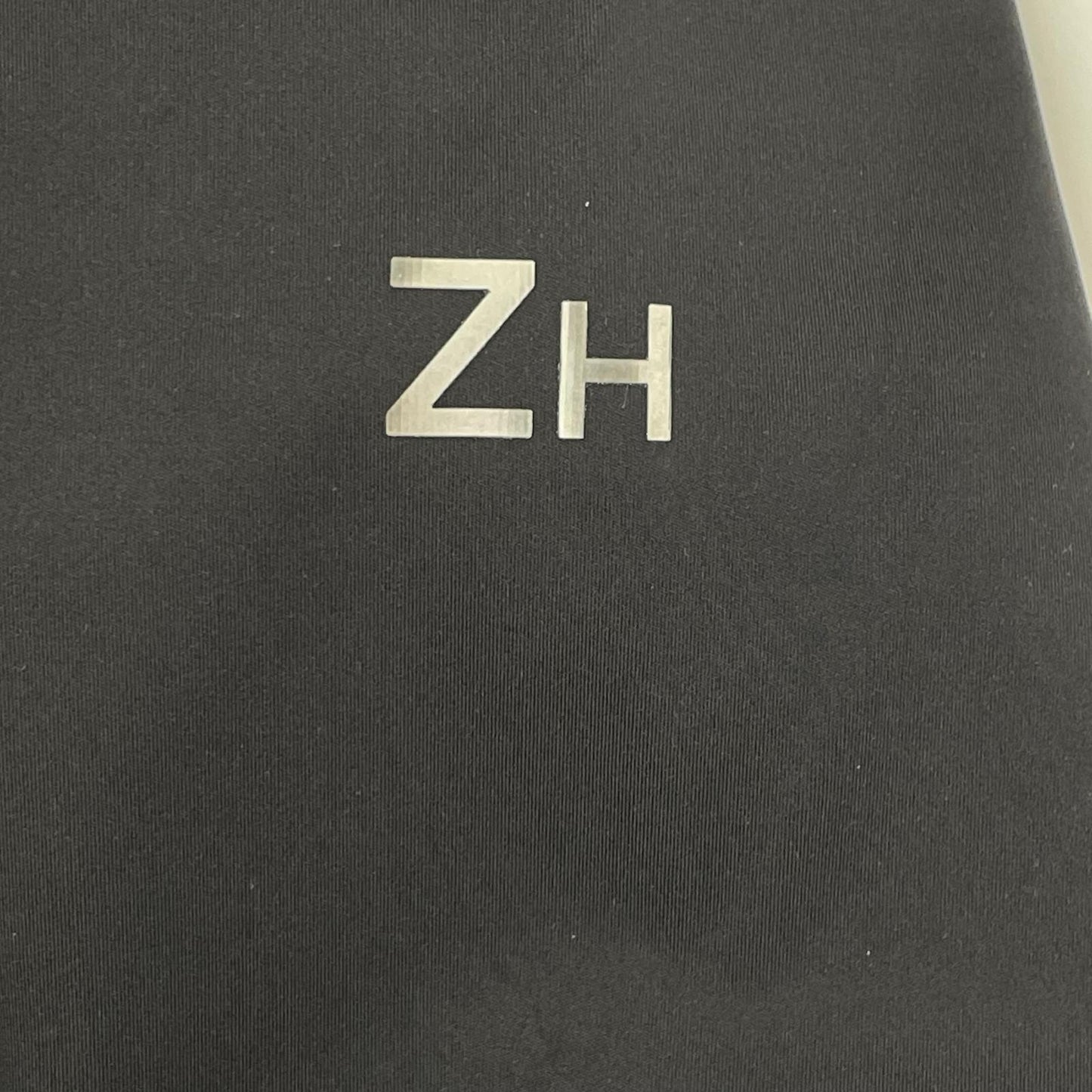 ZERO HALLIBURTON Elegant Nylon Hoodie Black Size M
