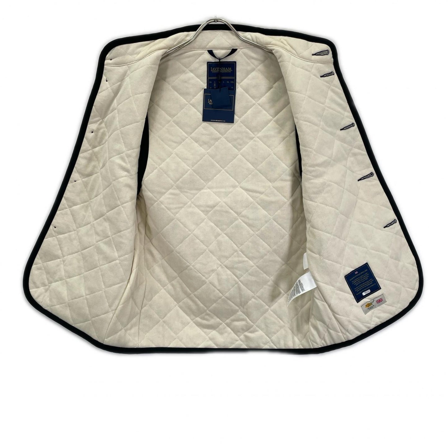 LAVENHAM SLJ4073 Mickfield Workwear Cotton Vest Navy Size S