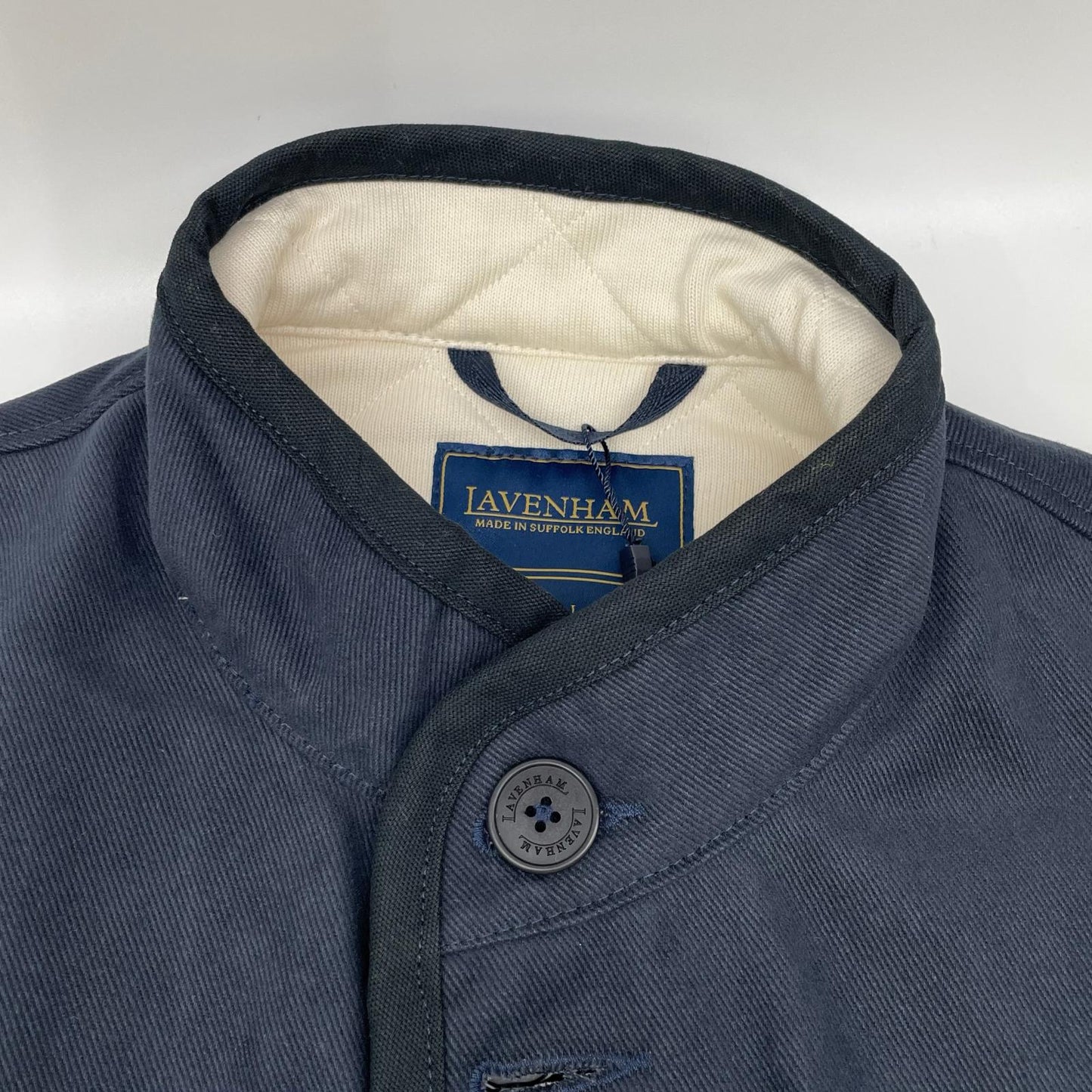 LAVENHAM SLJ4073 Mickfield Workwear Cotton Vest Navy Size S