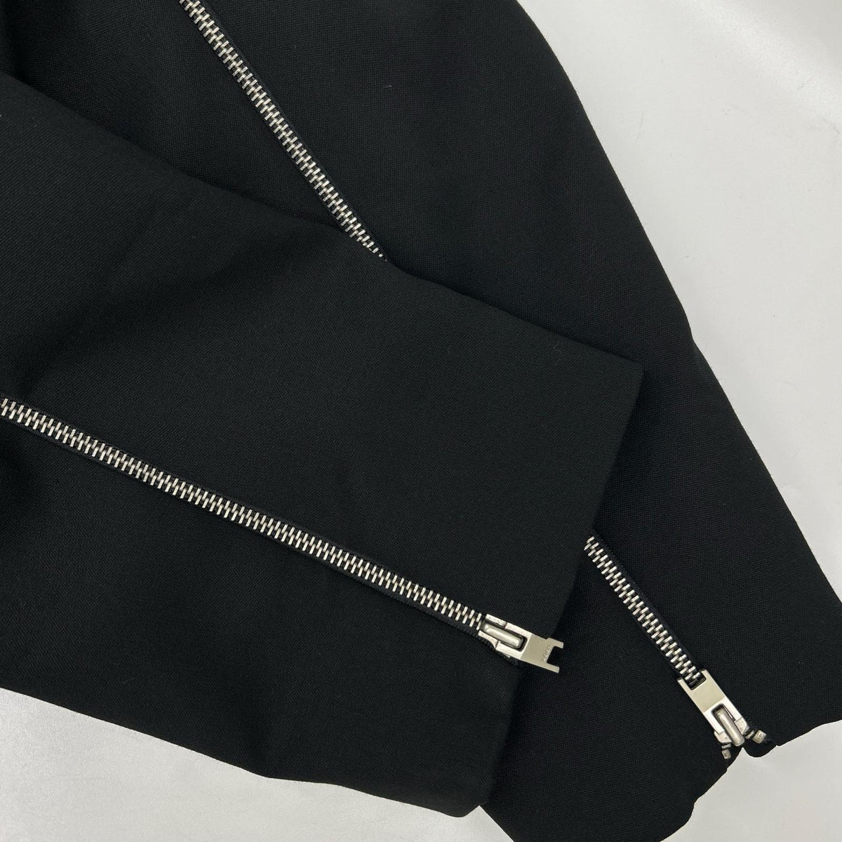 ADER error Black Wool Zip Suit Size 3