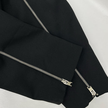 ADER error Black Wool Zip Suit Size 3