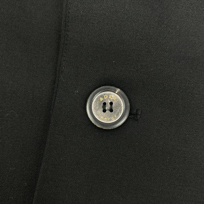 ADER error Black Wool Zip Suit Size 3