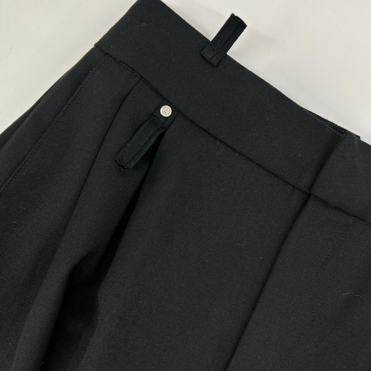 ADER error Black Wool Zip Suit Size 3