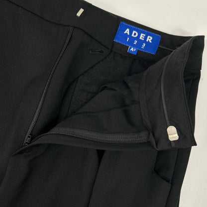 ADER error Black Wool Zip Suit Size 3