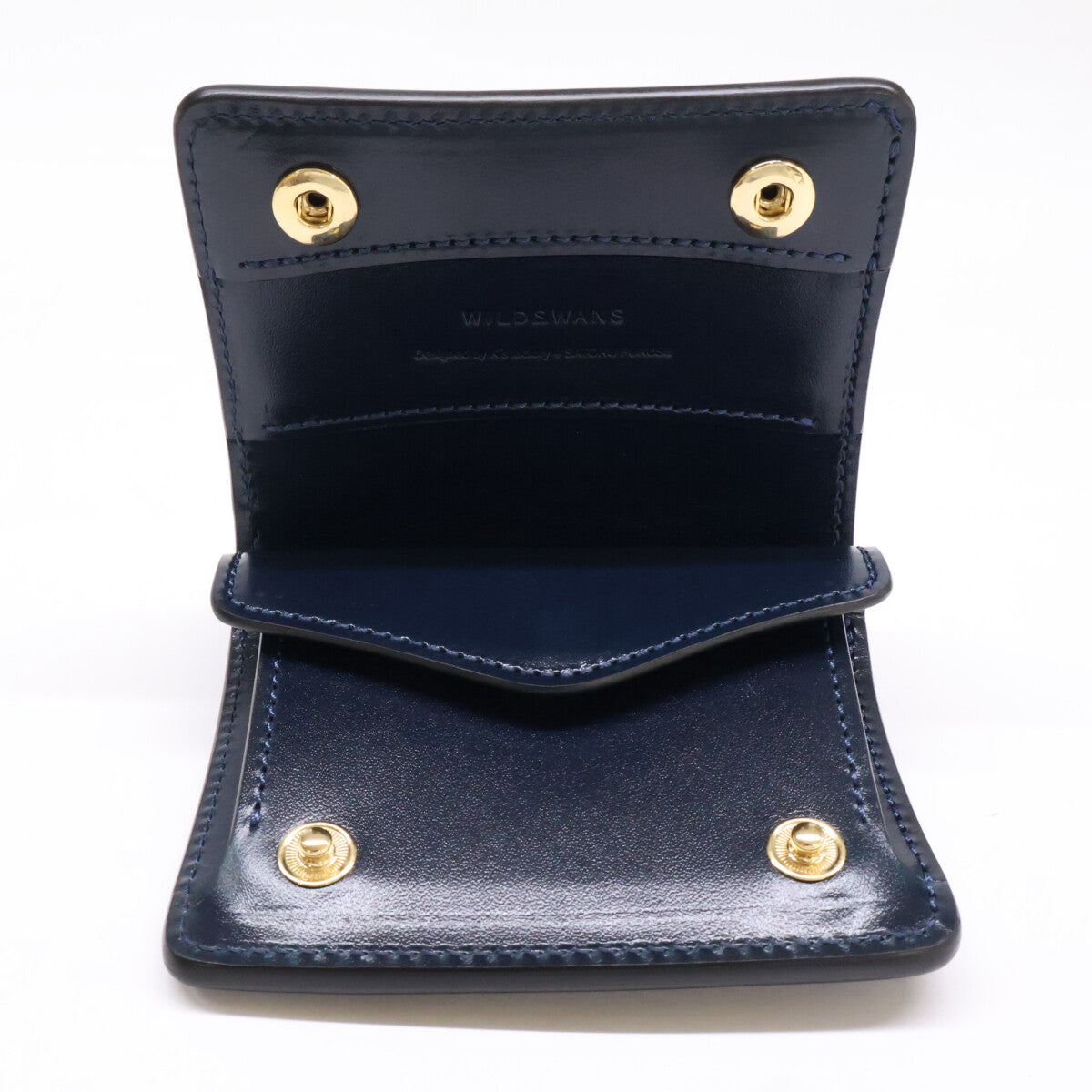 WILDSWANS Saddle Pull-Up Leather Wallet Size ONE SIZE