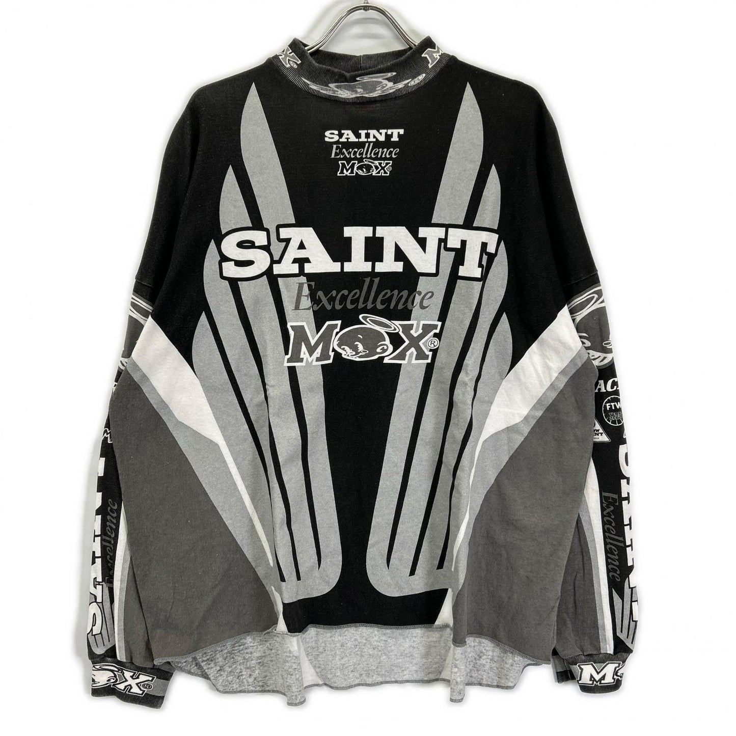 SAINT MICHAEL 26SS Cotton Long Sleeve Shirt Black Size OS