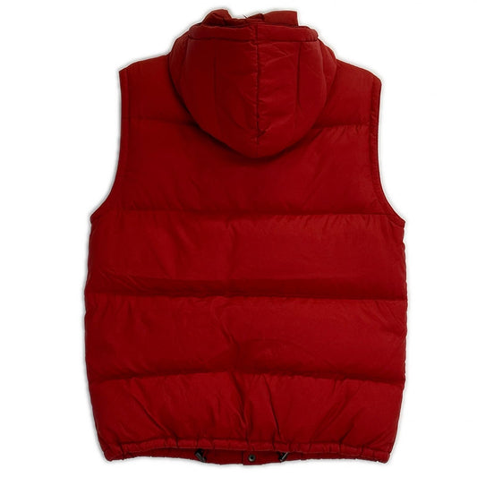 POLObyRalphLauren Red Embroidered Down Vest Nylon Size S