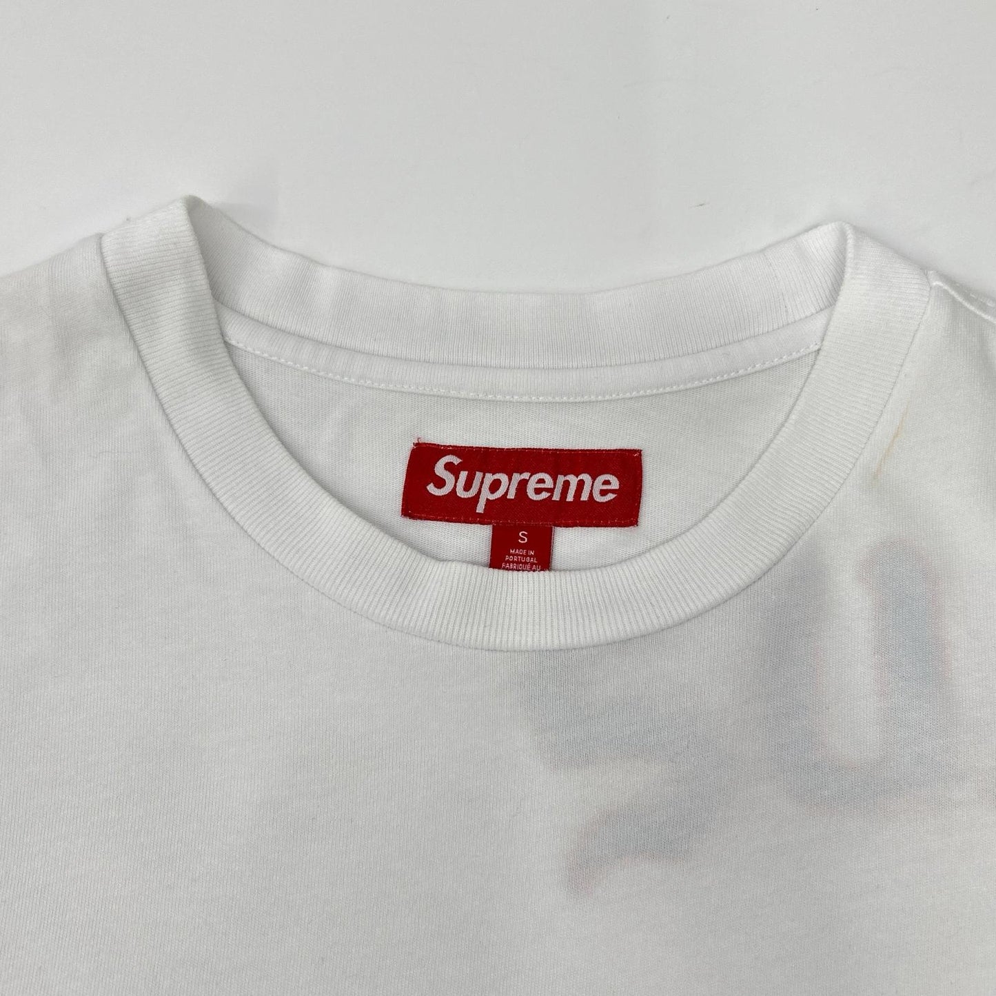 Supreme Brushed Arc S Cotton White Size S