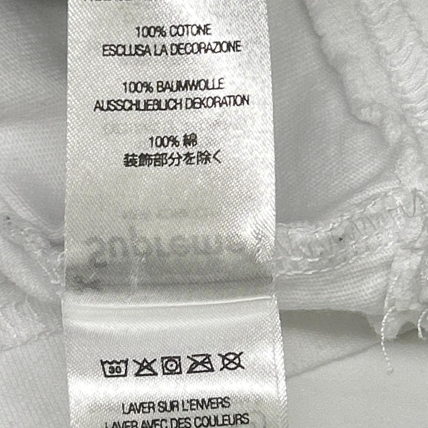 Supreme Brushed Arc S Cotton White Size S