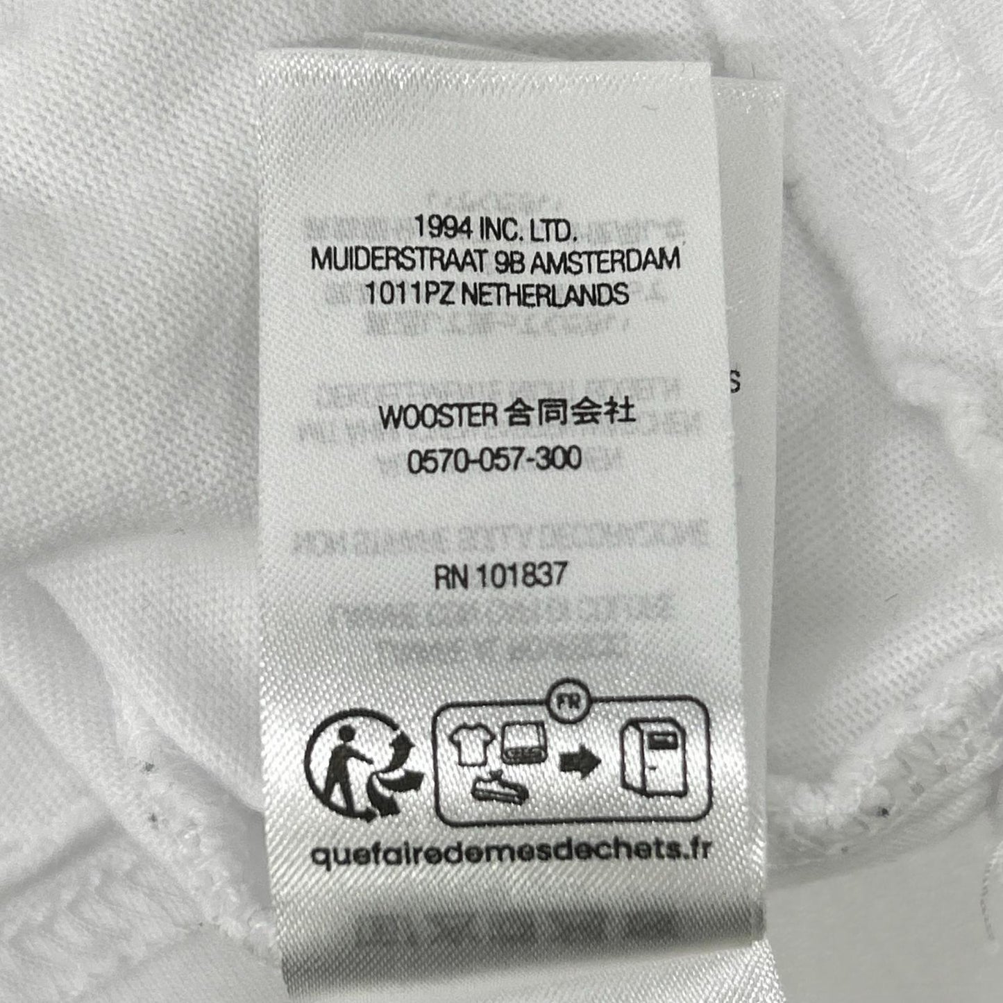 Supreme Brushed Arc S Cotton White Size S