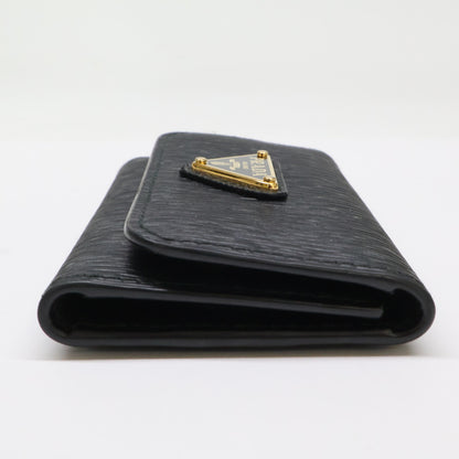 PRADA 1PG222 Saffiano Metal Leather Black