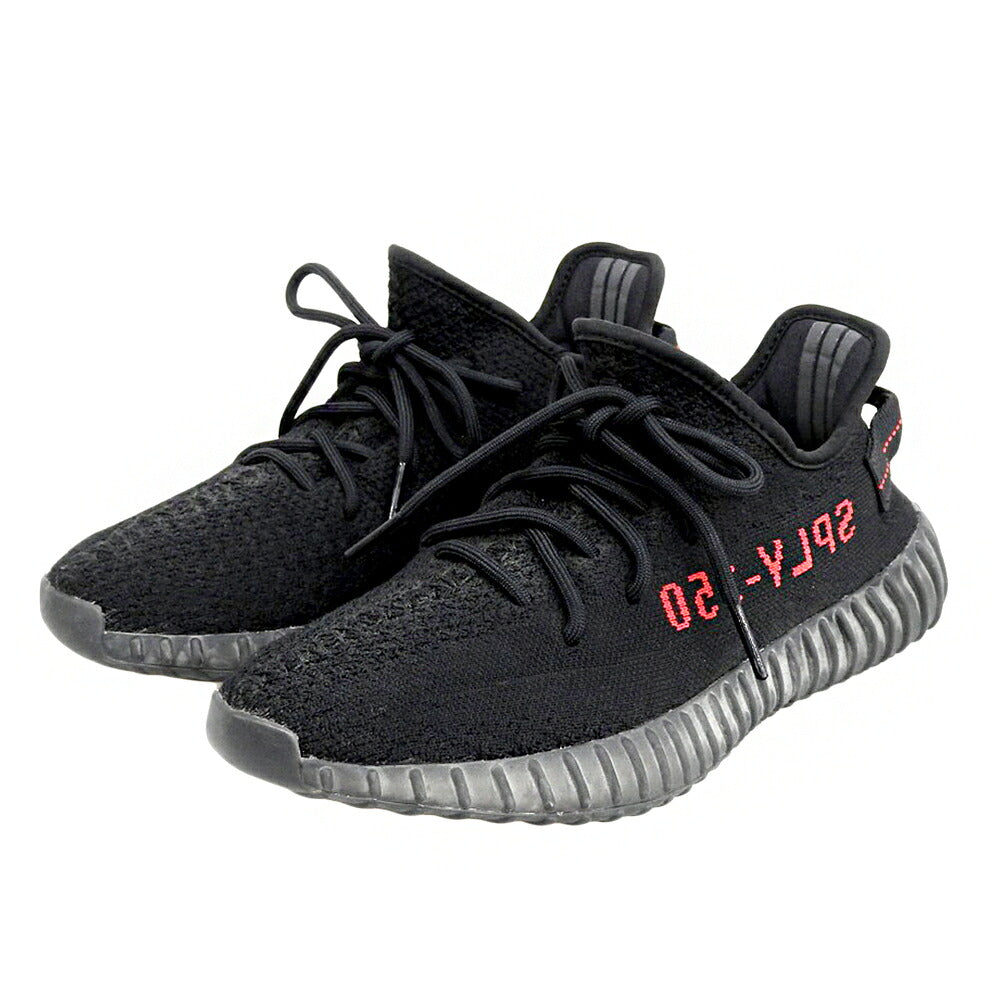 Adidas YEEZY BOOST 350 V2 Black Sneakers Size 8