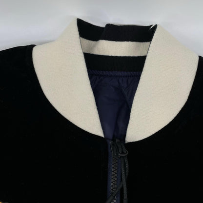 TAION Velour Tiger Embroidered Jacket Black Size XXL