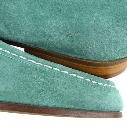 42ndROYALHIGHLAND Suede Horsebit Sneakers Green Size EU 44