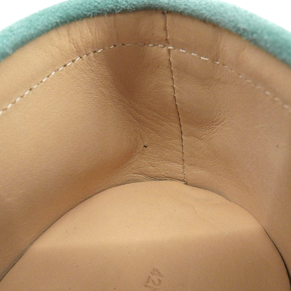 42ndROYALHIGHLAND Suede Horsebit Sneakers Green Size EU 44