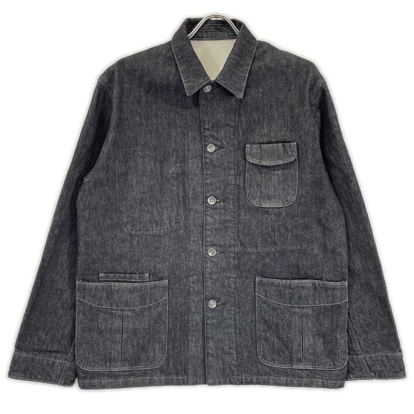 Jimba's 13oz Denim Safari Work Jacket Black Size L
