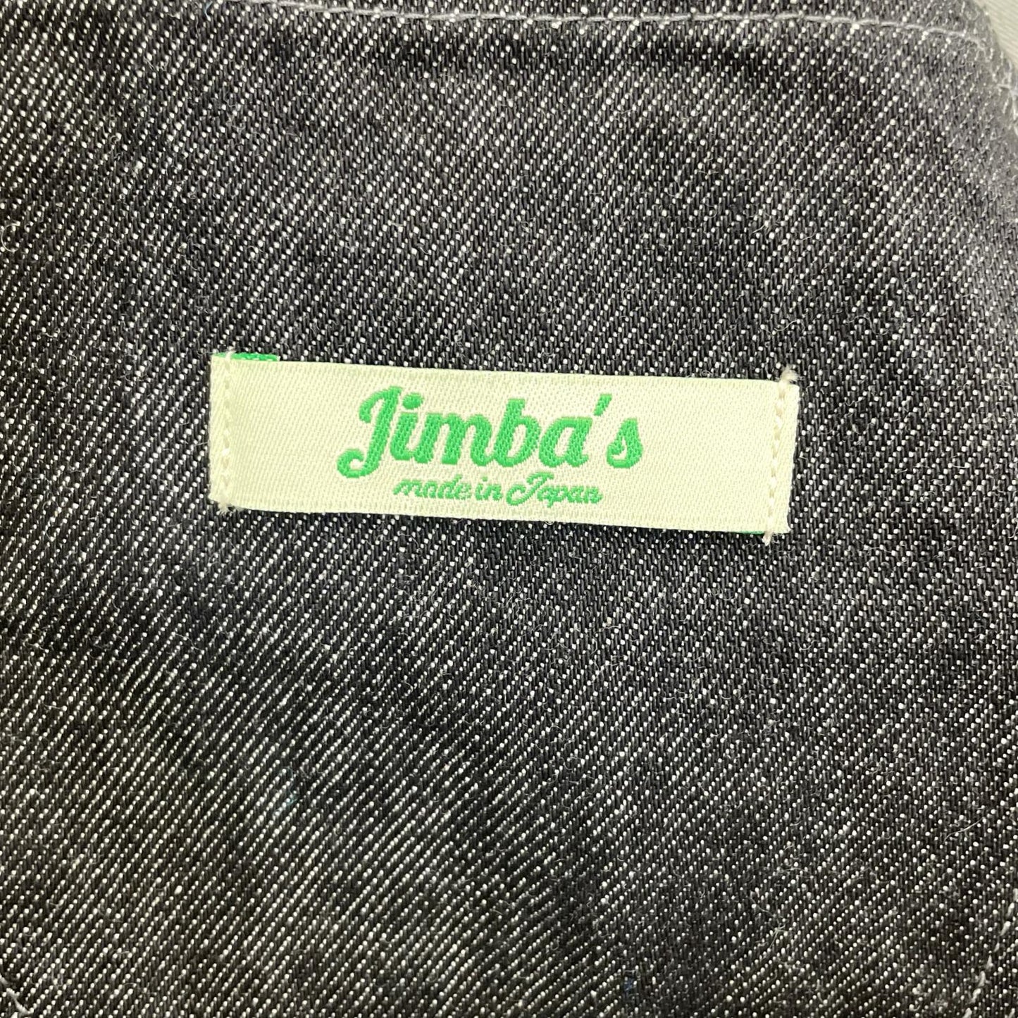 Jimba's 13oz Denim Safari Work Jacket Black Size L
