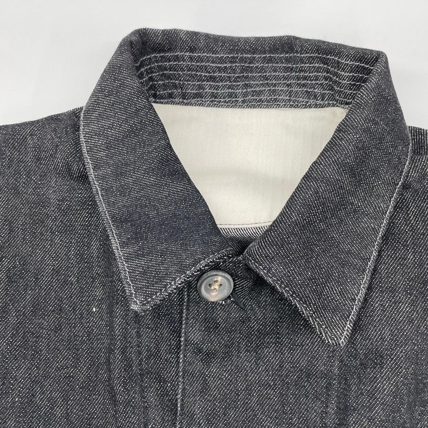 Jimba's 13oz Denim Safari Work Jacket Black Size L