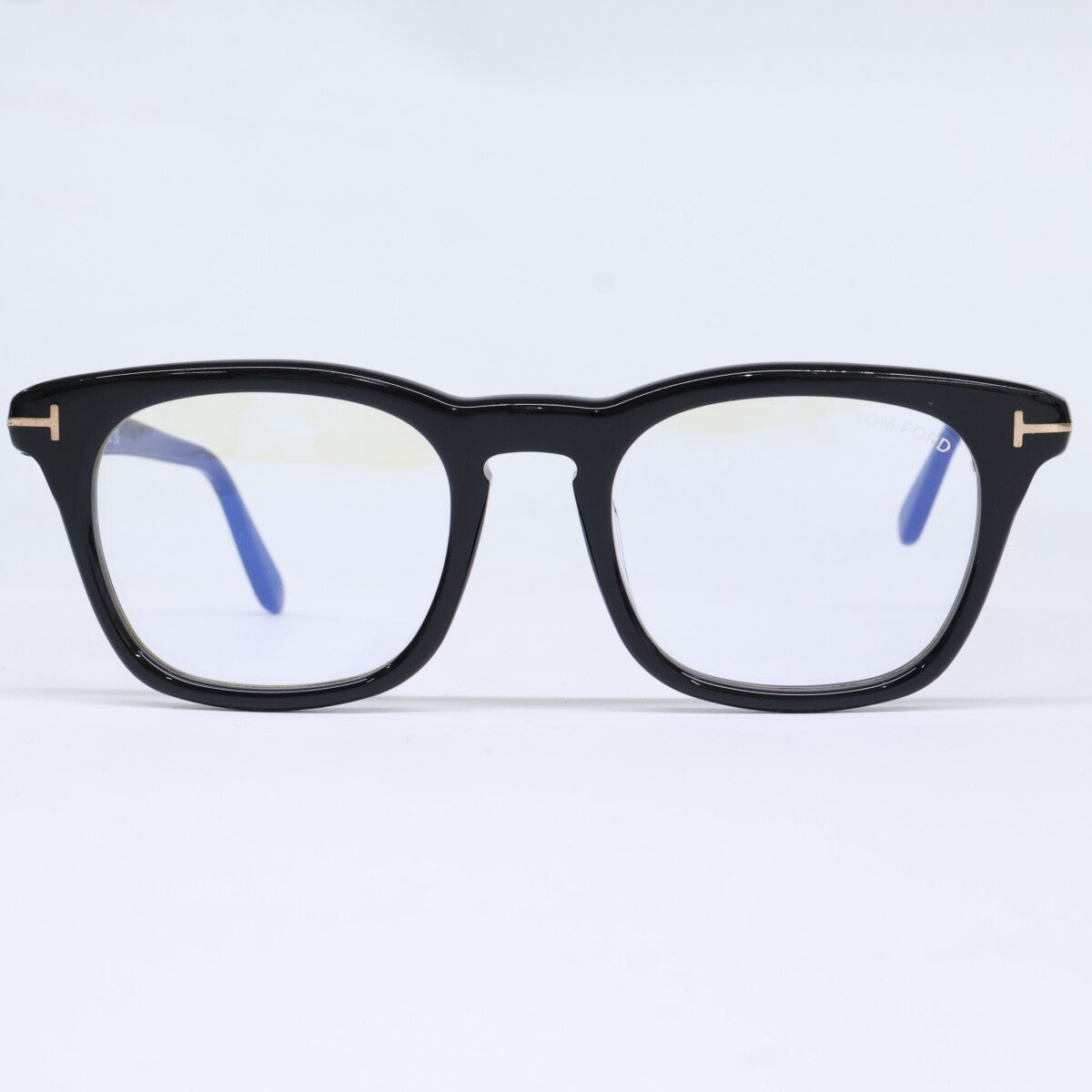 TOM FORD TF5870-F-B ECO Blue Light Eyewear Black Size 52x21