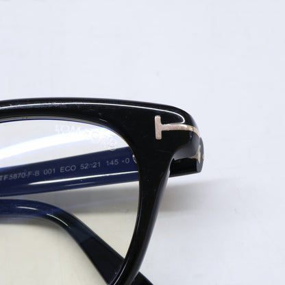 TOM FORD TF5870-F-B ECO Blue Light Eyewear Black Size 52x21