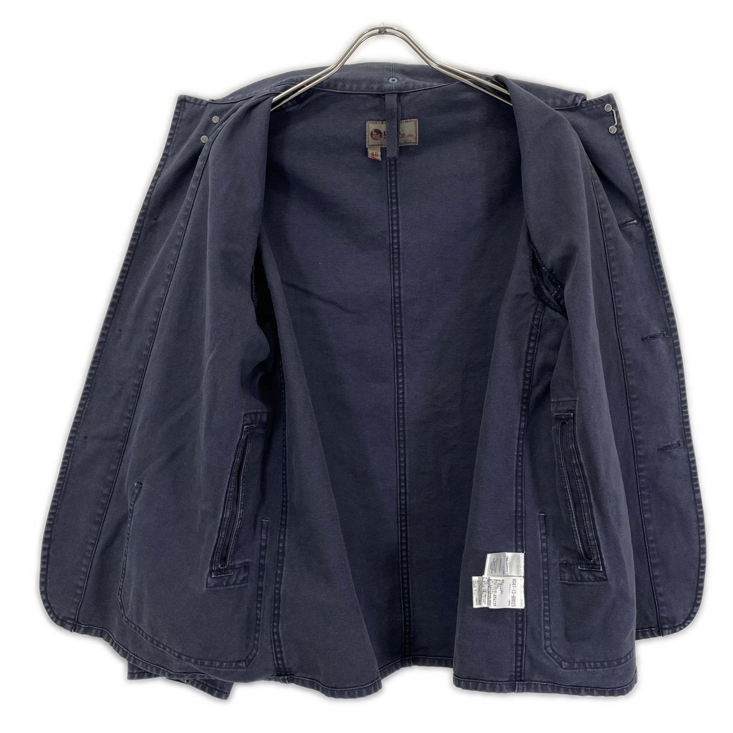 NIGEL CABOURN LYBRO Canvas Coverall Jacket Navy Size 46
