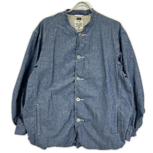 Nanamica SUAS SUAS340 Chambray Band Collar Jacket Size S