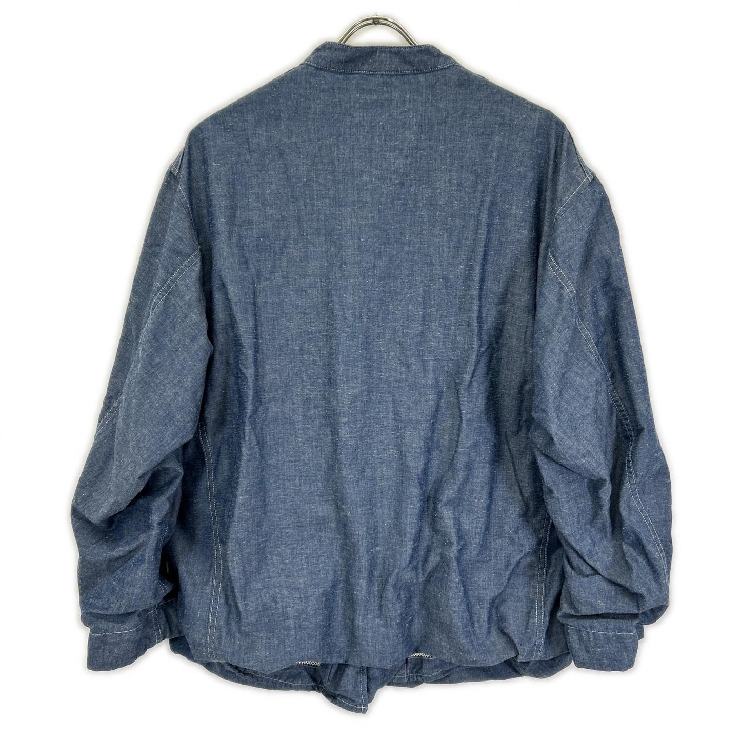 Nanamica SUAS SUAS340 Chambray Band Collar Jacket Size S