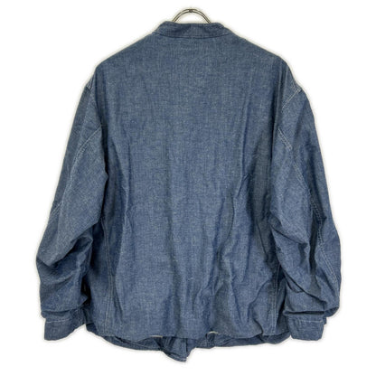 Nanamica SUAS SUAS340 Chambray Band Collar Jacket Size S