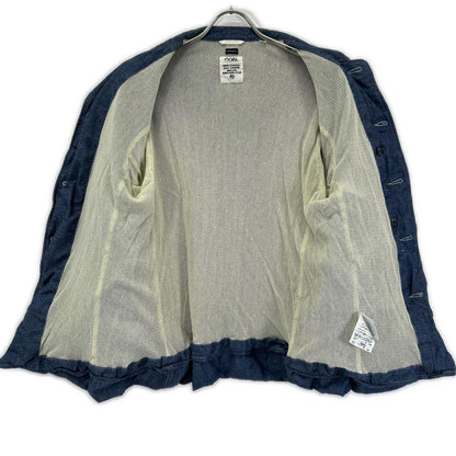 Nanamica SUAS SUAS340 Chambray Band Collar Jacket Size S