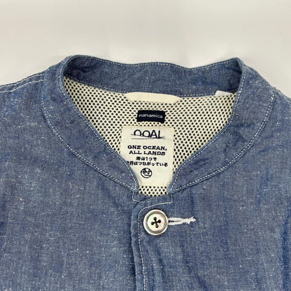 Nanamica SUAS SUAS340 Chambray Band Collar Jacket Size S