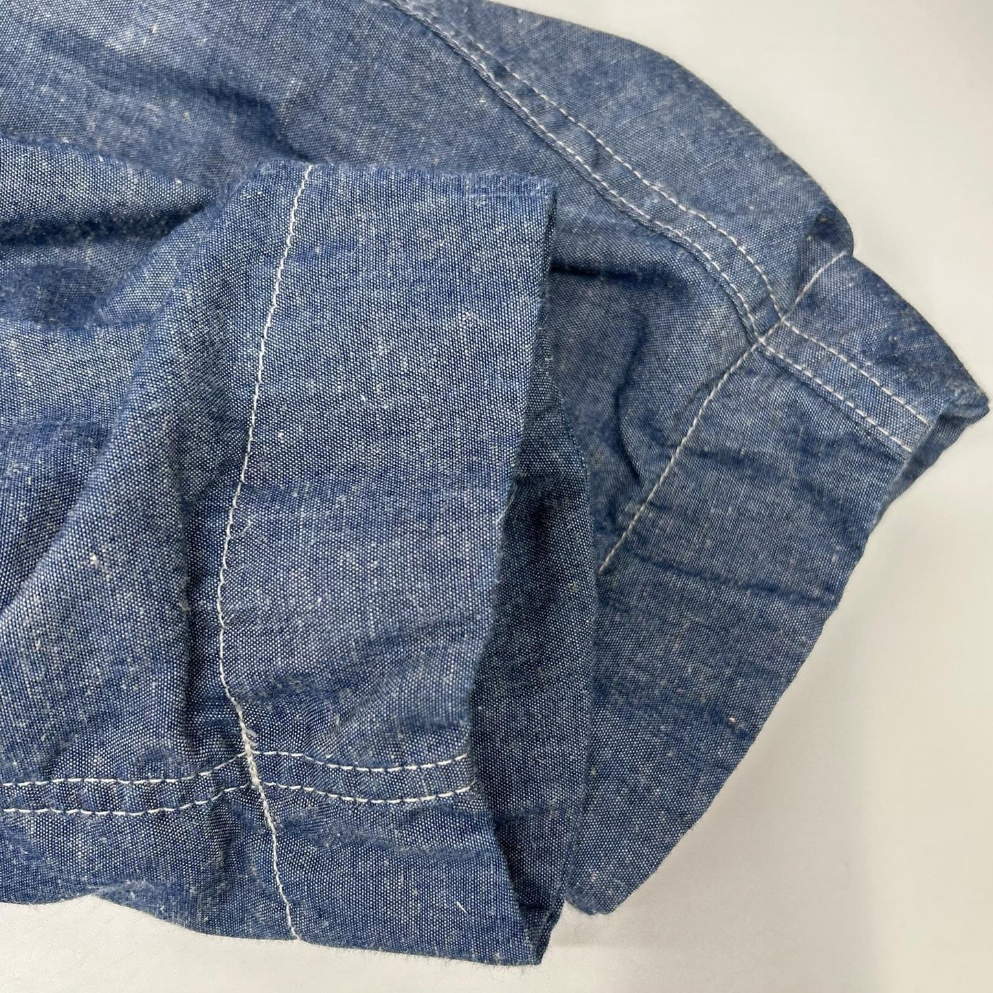 Nanamica SUAS SUAS340 Chambray Band Collar Jacket Size S