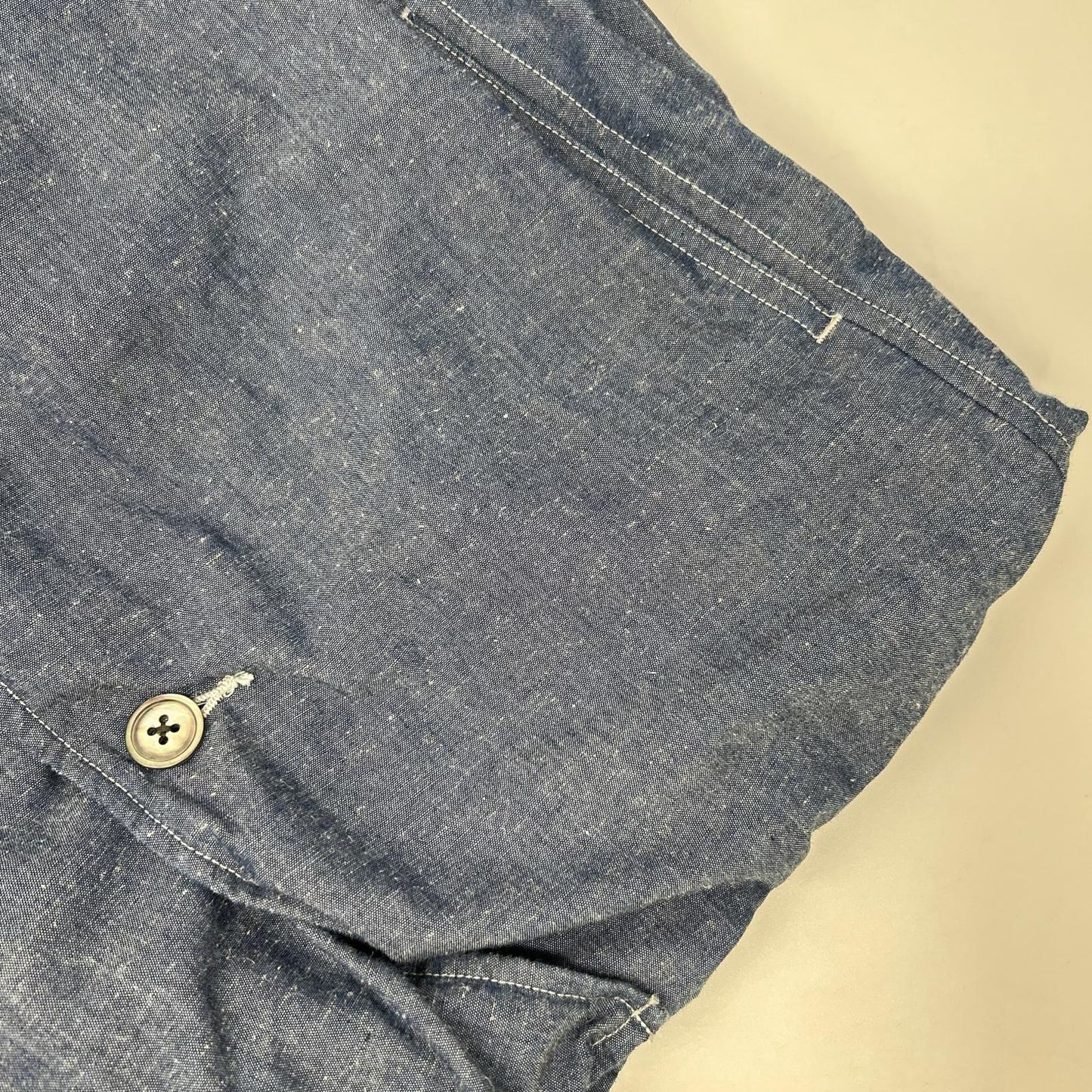 Nanamica SUAS SUAS340 Chambray Band Collar Jacket Size S