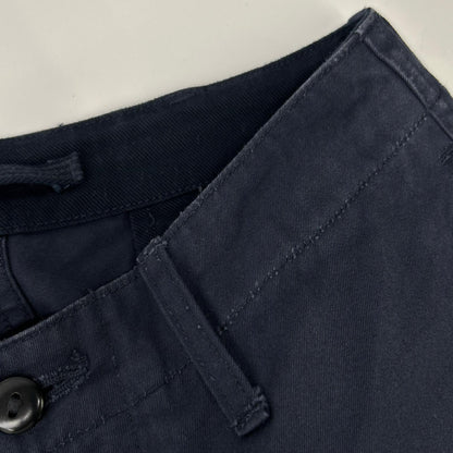 NIGEL CABOURN Basic Cotton Chino Pants Black Size 30