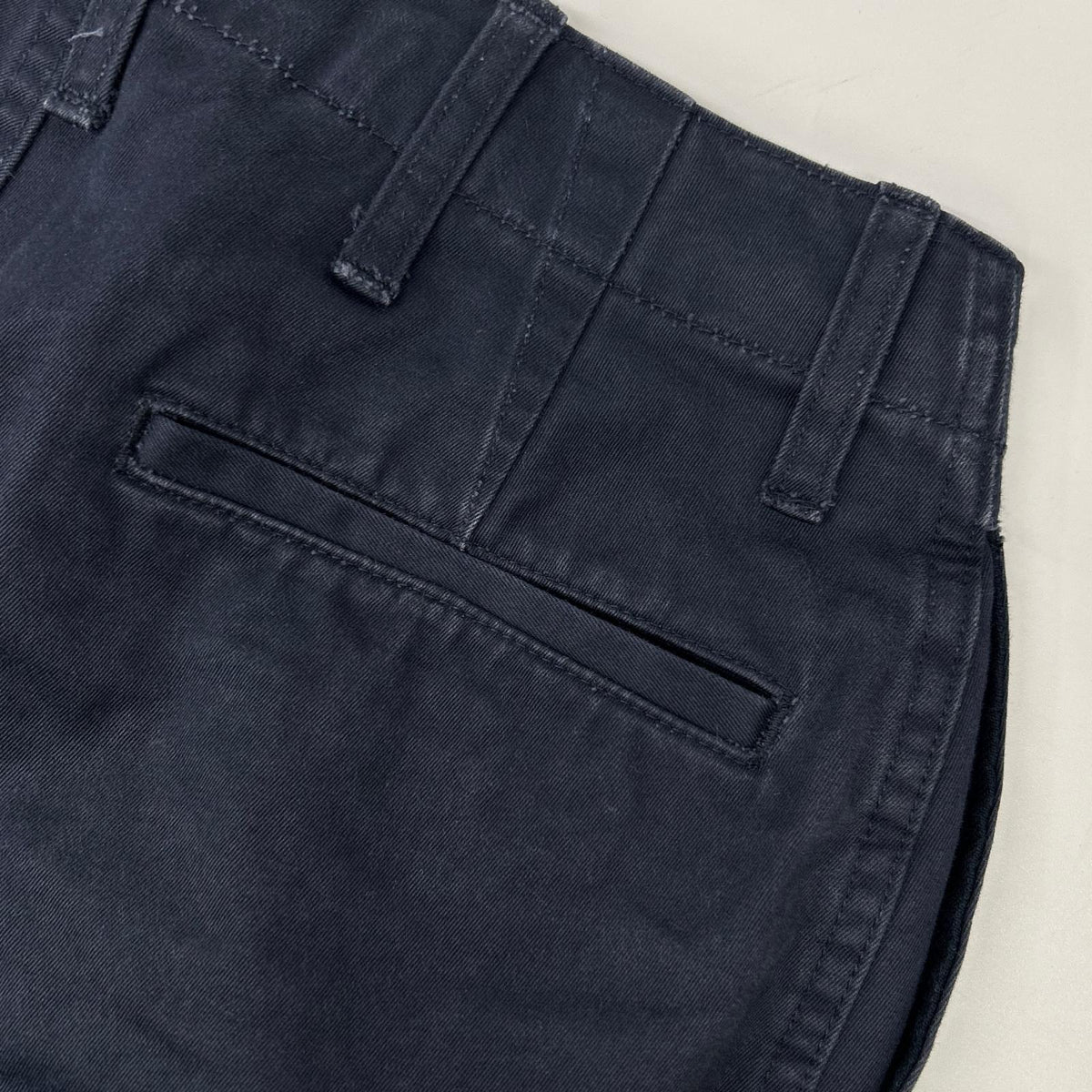 NIGEL CABOURN Basic Cotton Chino Pants Black Size 30