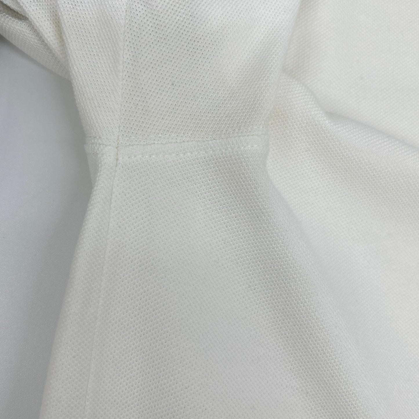 MONCLER White Stripe Polo Size S