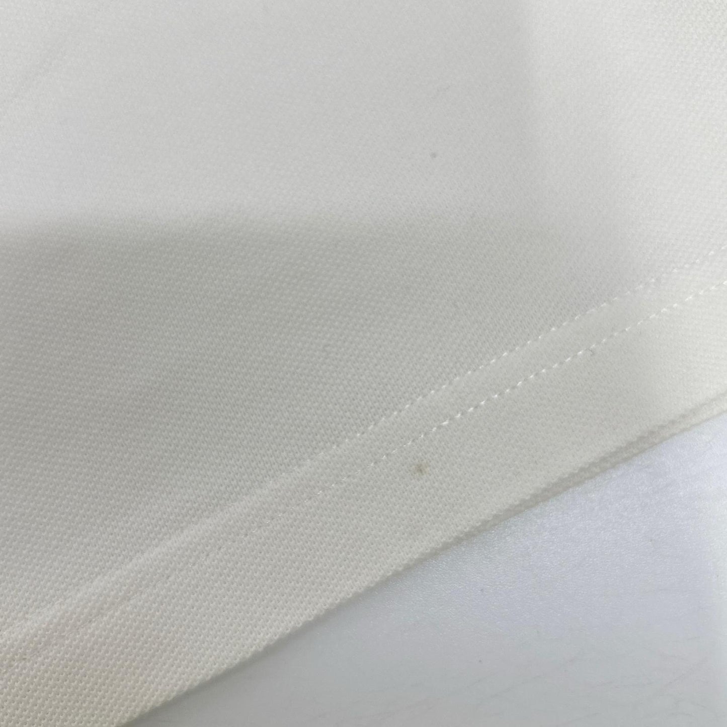 MONCLER White Stripe Polo Size S
