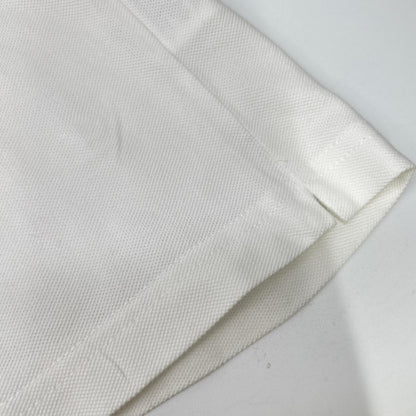 MONCLER White Polo Size S
