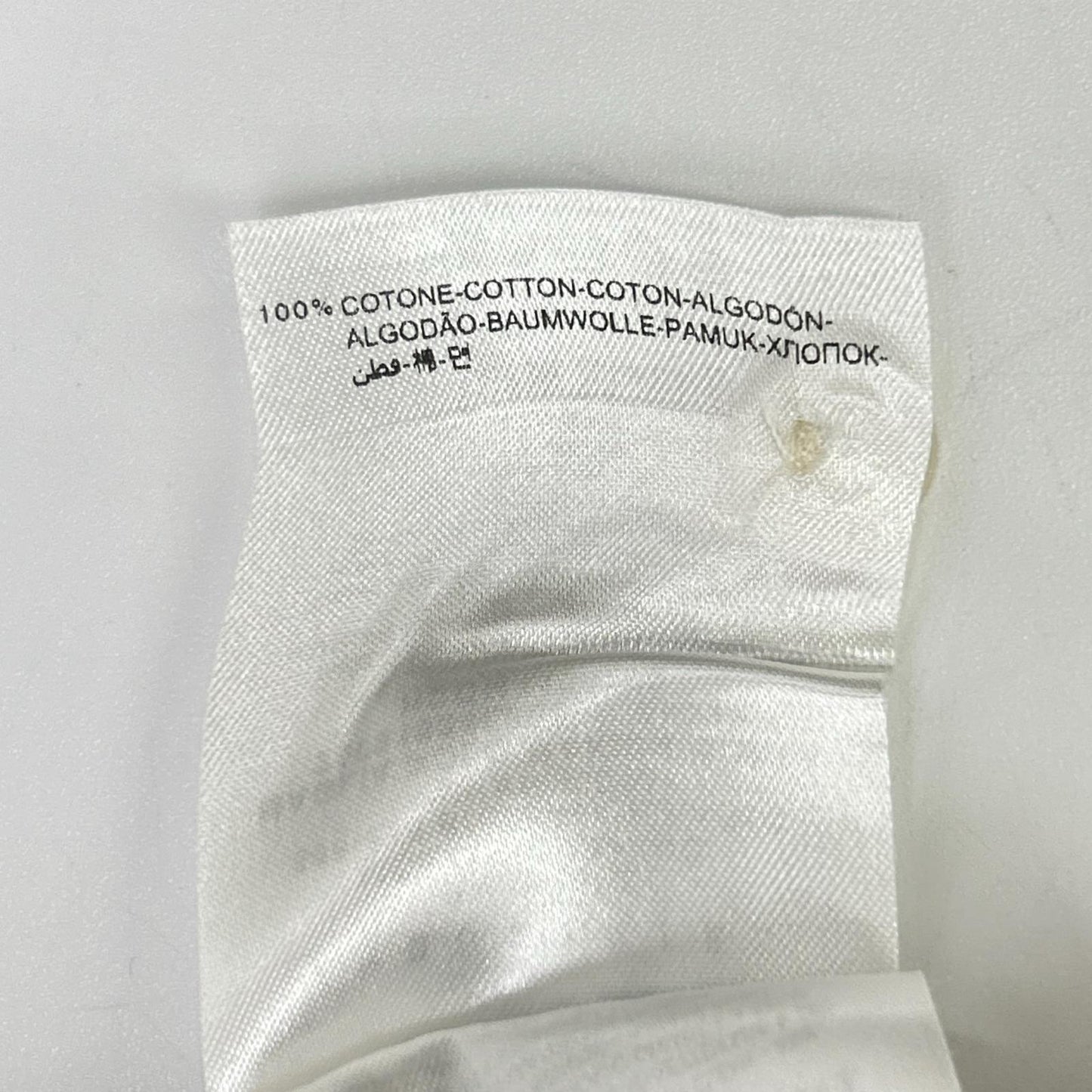MONCLER White Polo Size S