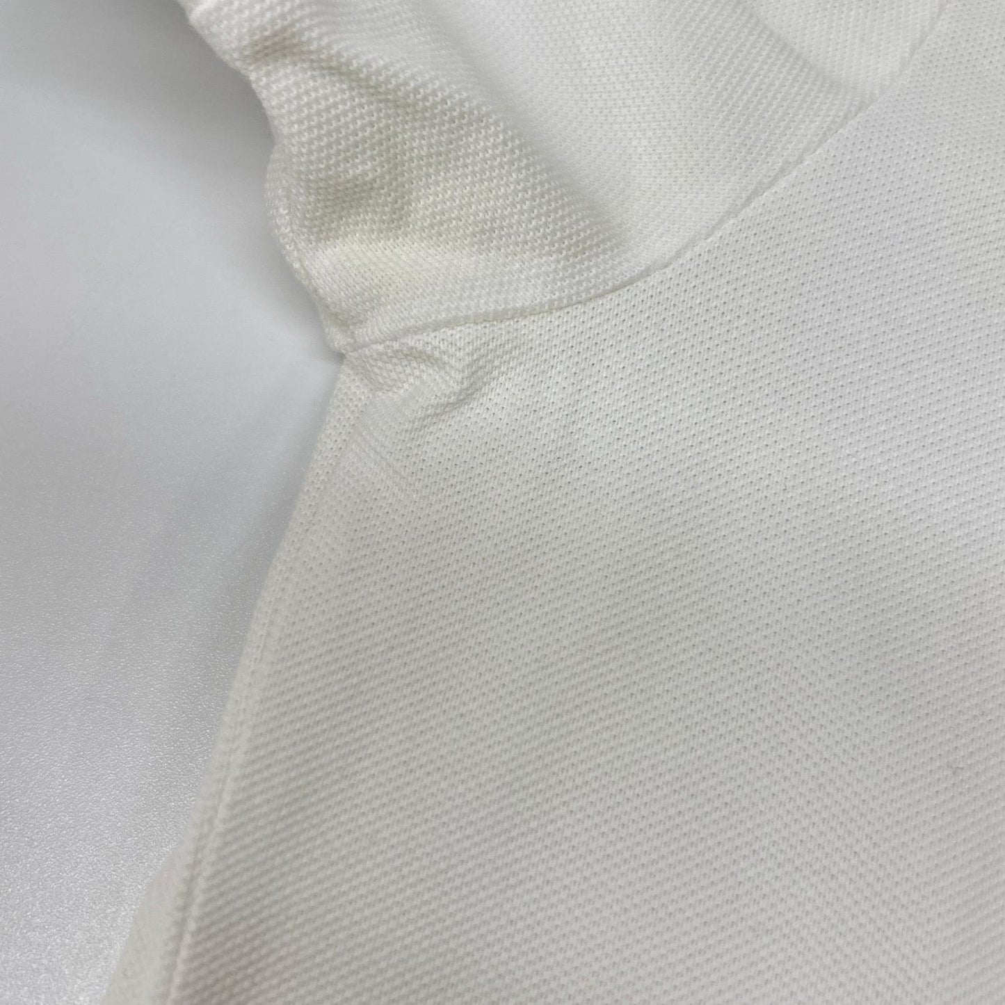 MONCLER White Polo Size S