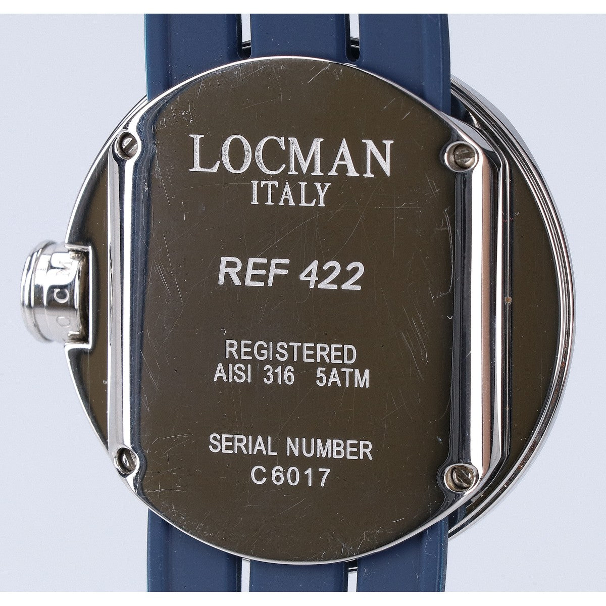 LOCMAN Change One Round Quartz Watch Navy/Silver