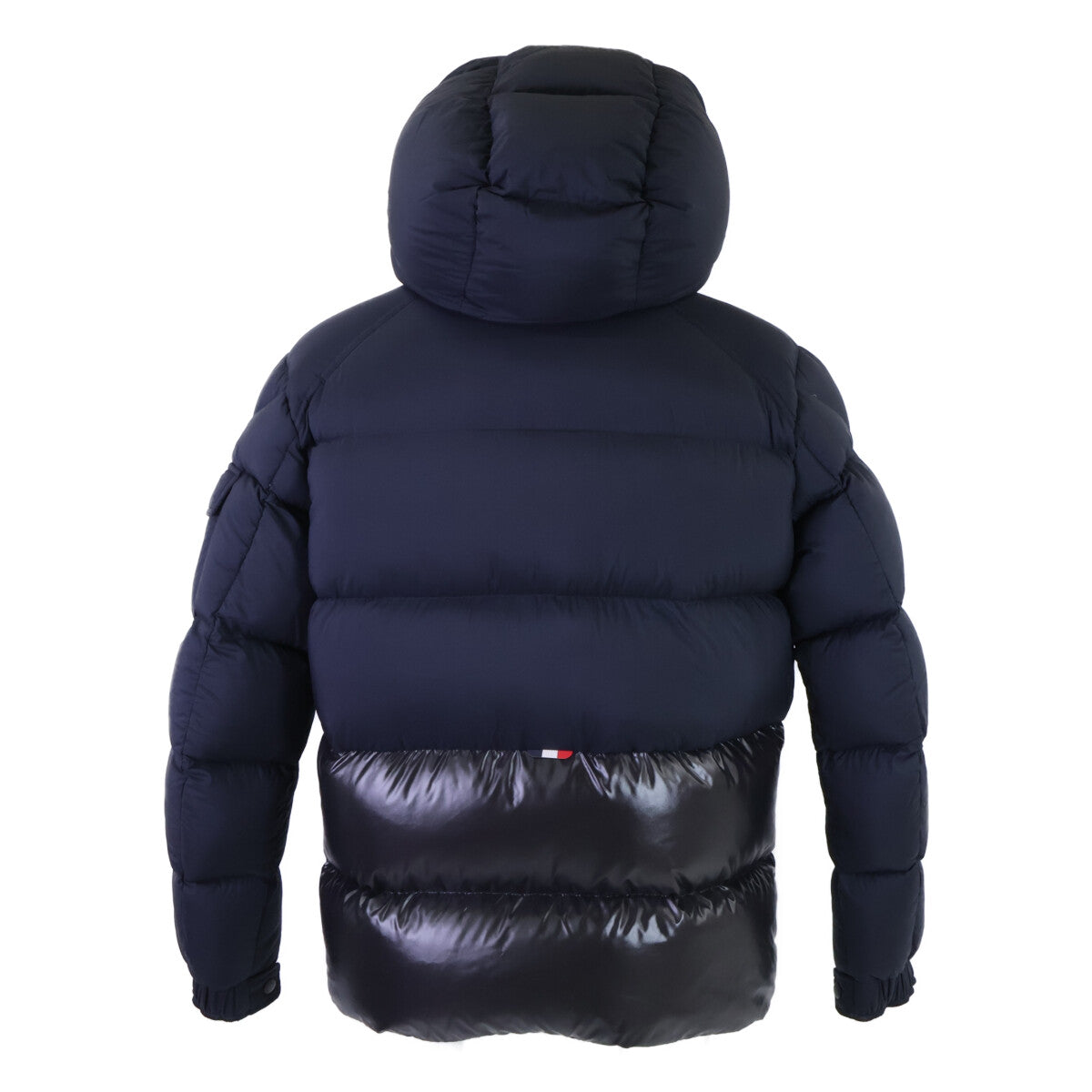 MONCLER MAURES Hooded Nylon Down Jacket Navy Size 2