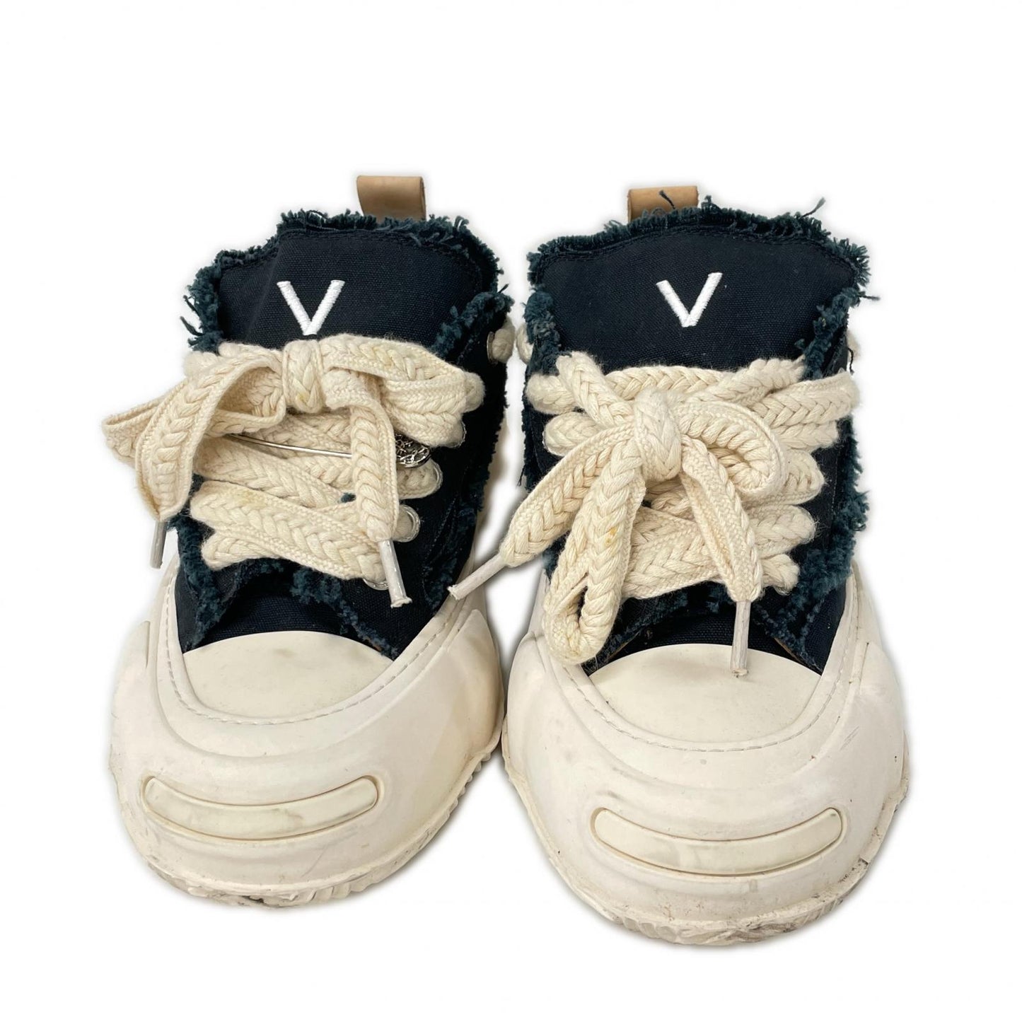 VALABASAS VISION Canvas Sneakers Black Size 8